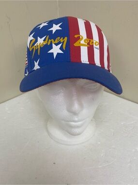 Vintage Sydney 2000 Summer Olympic Games Snapback ACME Hat Cap 90s USA Flag